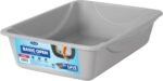 Petmate Open Cat Litter Box, Blue Mesa/Mouse Grey, 4 Sizes - Image 2