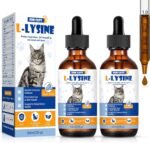 Premium Cat L-Lysine Liquid Drops for Immune Support and Respiratory Health Helps with Sneezing Eye Discharge and Stress Relief with Essential Vitamins and Taurine for Kittens and Adult Cats - Image 2