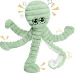 Prime Pets Dog Toys for Large Dogs, 27” Extra Large Plush Octopus Dog Toy, Crinkle Squeaky Dog Toy for Small Medium Large Breeds, Interactive Stuffed Chew Toys to Keep Them Busy, Green - Image 2