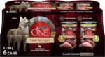 Purina ONE Classic Ground True Instinct Wet Dog Food, Variety Pack 2 Flavours - 368 g Can (6 Pack) - Image 2