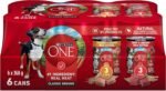 Purina ONE Classic Ground Wet Dog Food, Variety Pack 2 Flavours - 368 g Can (6 Pack) - Image 2