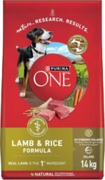 Purina ONE Dry Dog Food, Lamb & Rice - 14 kg Bag - Image 2