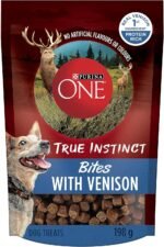 Purina ONE True Instinct Bites Natural Dog Treats, Venison - 198 g Pouch (1 Pack) - Image 2