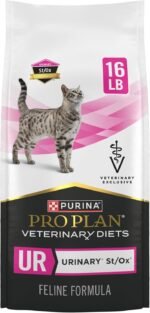 Purina Pro Plan Veterinary Diets UR StOx UR Urinary St/Ox Feline Formula Dry Food - (1) 16 lb. Bag - Image 2