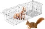 Rat Trap Humane Animal Live Cage, Mouse Traps No Kill Live Catch and Release One - Reusable,Mice,Chipmunks,Squirrels,Weasel and More Rodents Mousetrap Trap for Indoor Outdoor Use - Image 2