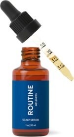 Routine Wellness Scalp Serum for Thinning Hair – Promotes Visibly-Thicker, Fuller-Looking Hair – Lightweight, Science-Backed with Red Clover & Peptides - 30ml - Image 2