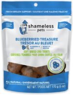 Shameless Pets Blueberried Treasure Soft-Baked Dog Treats - Natural Soft Chews for Fresh Breath & Training - Image 2
