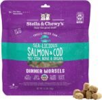 Stella & Chewy's Freeze-Dried Raw Cat Dinner Morsels – Grain Free, Protein Rich Cat & Kitten Food – Sea-Licious Salmon & Cod Recipe – 99g Bag - Image 2