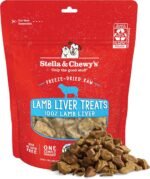 Stella & Chewy's Freeze-Dried Raw Single Ingredient Lamb Liver Treats, 85g Bag - Image 2