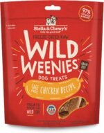 Stella & Chewy’s Freeze-Dried Raw Wild Weenies Dog Treats – All-Natural, Protein Rich, Grain Free Dog & Puppy Treat – Great for Training & Rewarding – Cage-Free Chicken Recipe – 92g Bag - Image 2