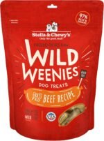 Stella & Chewy’s Freeze-Dried Raw Wild Weenies Dog Treats – All-Natural, Protein Rich, Grain Free Dog & Puppy Treat – Great for Training & Rewarding – Grass-Fed Beef Recipe – 326g Bag - Image 2