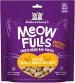 Stella & Chewy's Meowfulls Freeze Dried Cat Treats Chicken & Chicken Liver Recipe, 42.5g Bag - Image 2