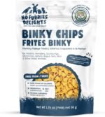 Treats, 100% All Natural Mini Bites for Rabbit Hamster Guinea Pig Chinchilla Pet Rat Mice Gerbil Bird, Healthy Enrichment (50g, Binky Chips Bites) - Image 2