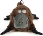 TrustyPup Strong 'N Silent Platypus Silent Squeak Plush Dog Toy, Chew Guard Technology - Brown, Large - Image 2