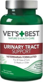 Vet's Best Feline Urinary Tract Support Cat Supplements, 60 Chewable Tablets - Image 2