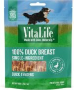 VitaLife 400 g Duck Tenders, All Natural Dog Treats - Image 2