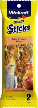 Vitakraft Cockatiel Treat Sticks - Apple and Honey - 3.5oz - Image 2