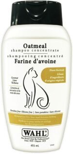 Wahl Canada Cat Oatmeal Shampoo, Helps Soothe Dry, Itchy, Irritated Skin While Reducing Shedding Leaving a Healthy Coat, Cat Shampoo, Plant Derived, Paraben Free, 455ml - Model 58346 - Image 2