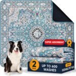 Washable Pee Pads for Dogs 2 Pack, Puppy Pads with Pheromones, 2026 Upgraded PuppyPad 18" x 24" Waterproof Non-Slip Reusable Puppy Pad with Fast Absorbent,Leakproof Whelping Pads for Pet Housebreaking - Image 2