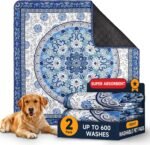 Washable Pee Pads for Dogs, 2 Pack Reusable Puppy Pads 18"x24" Super Absorbent Quick Dry Dog Training Pads, Waterproof& Non-Slip Whelping Pads for Pet Housebreaking (18"x24"(Pack of 2)) - Image 2