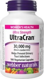 Webber Naturals UltraCran Ultra Strength Cranberry 30,000 mg, 100 Capsules, Helps Prevent Urinary Tract Infections, Vegan - Image 2