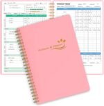 Wellness Planner & Fitness Log - Daily Diet & Health Journal with Weight Loss, Wellness Journal Notebook for Tracking Fitness, Sleep, Nutrition, Meal, Habits, A5(5.8 x 8.6 inch) (Pink) - Image 2