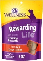 Wellness WellBites Turkey & Duck Recipe Soft & Chewy Dog Treats, 6 Ounce Bag - Image 2