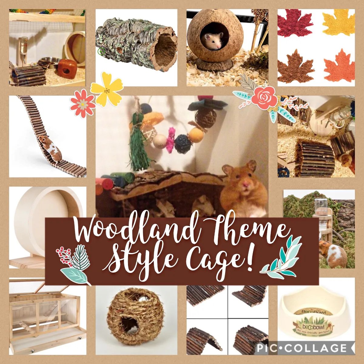Woodland Theme Accessories And Toys For Your Hamster Cage! 🐹 – Fantastic Furries