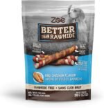 Zoe Better Than Rawhide Twists for Dogs, BBQ Chicken Flavor, 12 Pack (5.2 oz) - Image 2