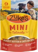 Zuke's Dog Treats, Mini Naturals Tender Bites Peanut Butter & Oats Recipe - 170 g Pouch (1 Pack) - Image 2