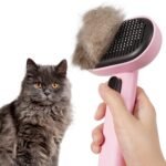 aumuca Cat Brush Dog Brush for Shedding, Cat Brushes for Long or Short Haired Cats, Dog Hair Brush Cat Grooming Brush Cat Comb Cat Deshedding Brush Easily Removes Mats, Tangles, and Loose Fur - Image 2