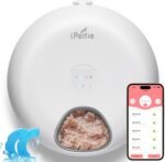 iPettie Donut Frost WiFi 6 Meal Automatic Cat Dispenser with App Control, Dry & Wet Food Automatic Cat Feeder, Smart Dog Feeder with Two Ice Packs, Programmable Timer, Holds 6 x ½ lb. of Food - Image 2