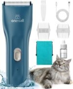 oneisall Pet Clipper for Cat Matted and Long Hair, Shaver Quiet Pet Clippers Waterproof Cordless Cat Clippers for Matted Hair with Storage Bag - Image 2