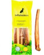 12" Monster Super Thick ODOURFREE Bully Sticks (5 Pack) (425 g) Our THICKEST! Supports Dental Health-for Large Dogs and Aggressive chewers-100% Beef-no additives - Image 2