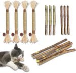 15Pcs Silvervine Sticks for Cats, Natural Cat Catnip Chew Toys for Cat Kittens Toy Teeth Cleaning, Cat Toy Matatabi Dental Care Increase Appetite Calm Cat Anxiety and Stress Aggressive Chewers - Image 2