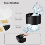 Marchul 8.6L Dog Water Dispenser, Large Dog Water Bowl Dispenser with Stainless Steel, Automatic Gravity Pet Bowl for Dogs Medium to Large (3 Filters) - Image 5