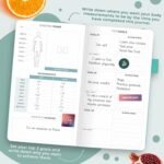Clever Fox Wellness Journal Pocket – Daily Health & Wellness Log – Food Tracking Journal & Meal Planner for Calorie Counting, 3.7x6.7" (Turquoise) - Image 4