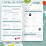 Clever Fox Wellness Journal Pocket – Daily Health & Wellness Log – Food Tracking Journal & Meal Planner for Calorie Counting, 3.7x6.7" (Turquoise) - Image 5
