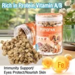 Freeze-Dried Chicken Liver Treats, Chicken Cat Treats, Cube Snacks for Pets, Single Ingredient Chickens Dog Treat Bite-Sized Pieces - Image 3