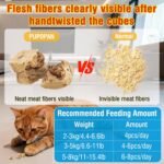 Freeze-Dried Chicken Liver Treats, Chicken Cat Treats, Cube Snacks for Pets, Single Ingredient Chickens Dog Treat Bite-Sized Pieces - Image 6