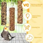 KATUMO Bird Treats Parrot Crunch Sticks Parakeet Grains Mixed Treats Cockatiel Snacks Budgie Food Sticks for Lovebird Conure Myna Canary Parrots - Image 5