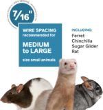 Prevue Pet Products 484 Deluxe Critter Cage, Dark Gray - Image 10