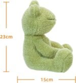 Apricot Lamb Toys Plush Velvet Frog Stuffed Animal Soft Cuddly Perfect for Child (Green Frog, 9 Inches) - Image 9
