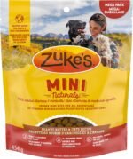 Zuke's Dog Treats, Mini Naturals Tender Bites Peanut Butter & Oats Recipe - 454 g Pouch (1 Pack) - Image 3