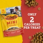 Zuke's Dog Treats, Mini Naturals Tender Bites Peanut Butter & Oats Recipe - 454 g Pouch (1 Pack) - Image 9