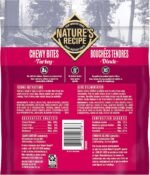 Nature's Recipe Chewy Bites, Natural Dog Treats, Turkey, Pea & Carrot Recipe 454g (Pack of 1) - Image 3