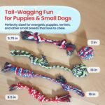 Pacific Pups Products Rope Dog Toys for Small Dogs and Medium Dogs - Benefits Non-Profit Dog Rescue - Dog Rope Toys for Small Dogs and Medium Breeds - Cotton Dog Toys Ropes for Medium Dogs Boredom - Image 5