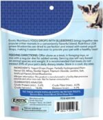 Yogu Drops with Blueberry (4.25 oz.) - Healthy Natural Fruit & Yogurt Treat - for Sugar Gliders, Rats, Chinchillas, Ferrets, Parrots, Hamsters, Squirrels, Hedgehogs, Guinea Pigs, Rabbits & Small Pets - Image 5