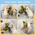 2Pcs Stainless Steel Rat Foraging Toys - Hanging Puzzle Feeder for Fancy Mice, Rodents & Parakeets - Fruit/Veggie Holder Cage Accessories - Image 8