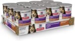 Hill's Science Diet Sensitive Stomach & Skin, Adult 1-6, Stomach & Skin Sensitivity support, Wet Dog Food, Turkey & Rice Stew, 12.5 oz Can, Case of 12 - Image 4